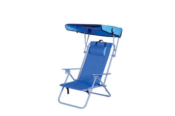 blue beach chair