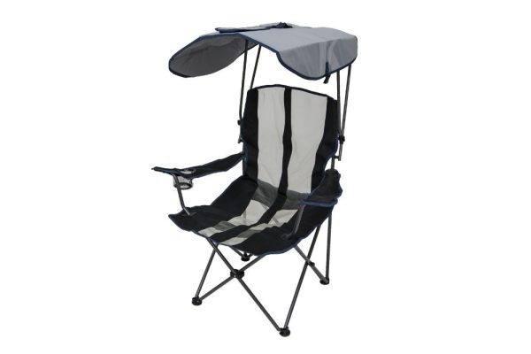 black canopy chair